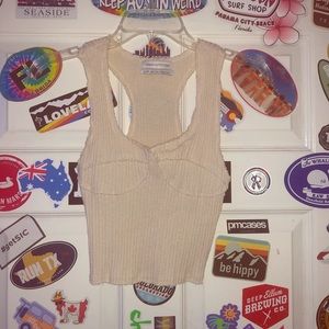 URBAN OUTFITTERS CREAM TANK!!🔥🔥